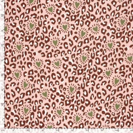 0,5 MTR. ♥ MuSSELIN LEO LIEBE ♥