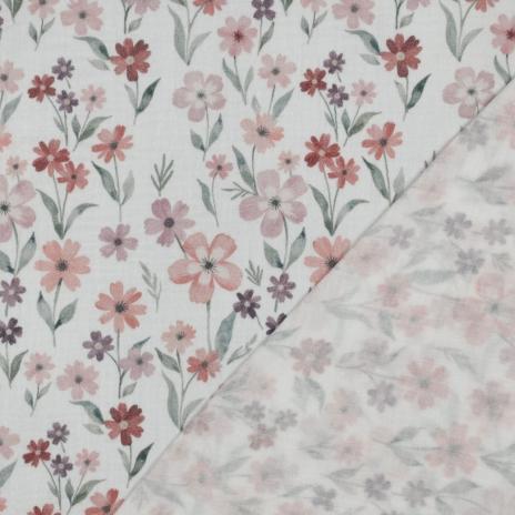 0,5 MTR. ♥ MuSSELIN PASTELL MEADOW ♥