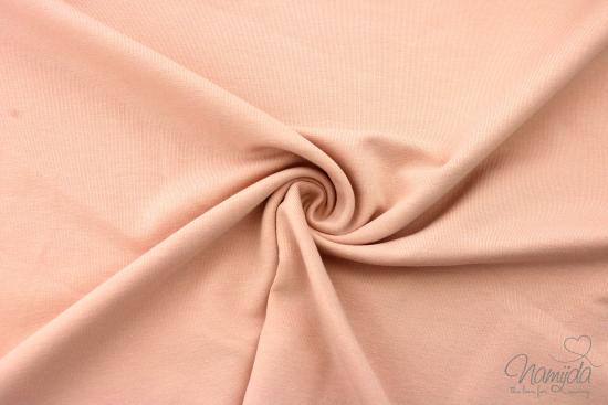 0,5 MTR. ♥  BIO SoMMER BAUMWOLL SWEAT/FRENCH TERRY PUDER LIGHT ♥