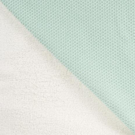 0,5 MTR. ♥ TEDDY BOUCLE DOUBLEFACE MINT  ♥