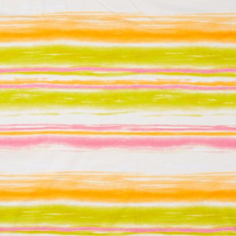 0,50 MTR. ♥ STREIFEN COLOURFUL ROSA KOMBI SMILEY JERSEY ♥