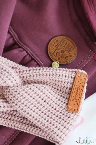 0,5 MTR. HEAYY SWEAT KUSCHLIGER WINTER SWEAT BEERE - 6464-Bündchen passt exakt dazu!
