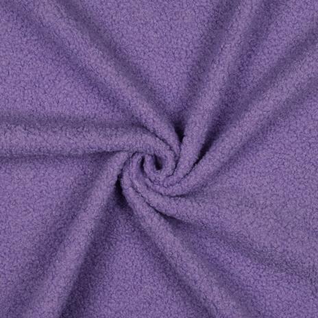 0,5 MTR. ♥ TEDDY BOUCLE FLEECE DOUBLEFACE FLIEDER  ♥