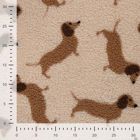 0,5 MTR. ♥ TEDDY KUSCHEL DACKEL ♥