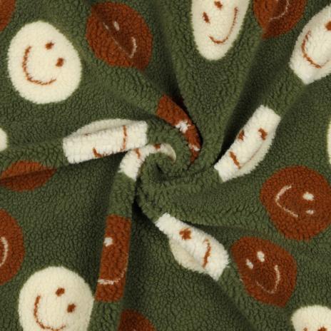 0,5 MTR. ♥ TEDDY SMILEYS KHAKI ♥
