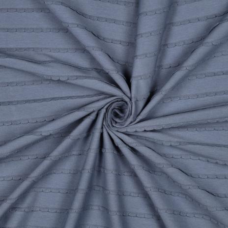 0,5 MTR. ♥ RÜSCHEN JERSEY - JEANS ♥