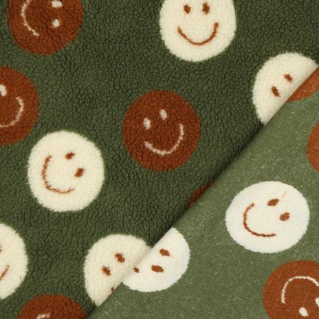 0,5 MTR. ♥ TEDDY SMILEYS KHAKI ♥