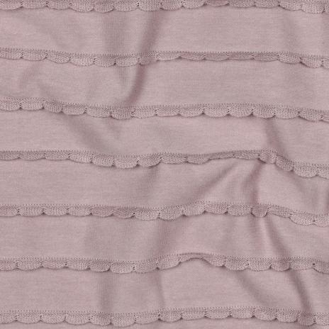 0,5 MTR. ♥ RÜSCHEN JERSEY - MAUVE ♥