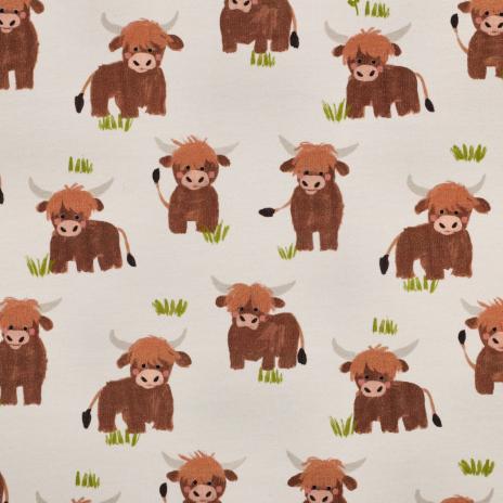 0,50 MTR. FLUFFY MUH ZOTTELBANDE NATURAL SOFT SWEAT
