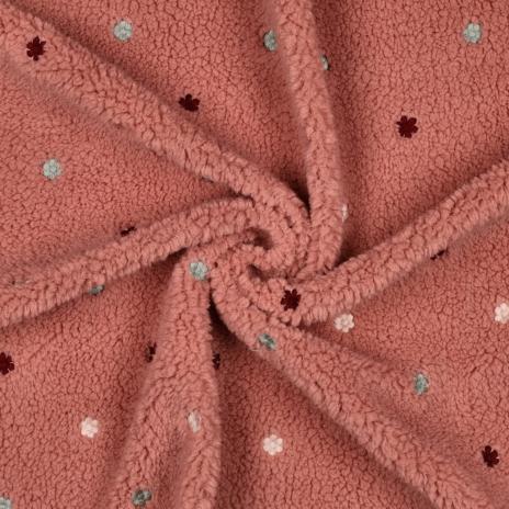 0,5 MTR. ♥ TEDDY GESTICKTE DAISIES PUDER ♥