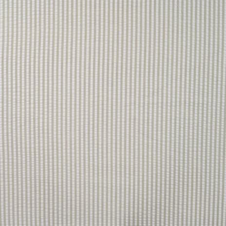 0,5 MTR. SEERSUCKER STREIFEN UNI KHAKI