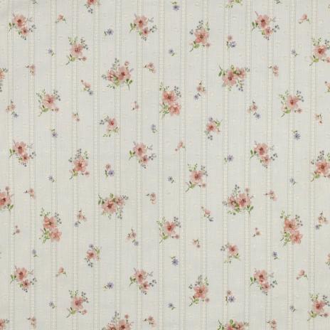 0,5 MTR.  ♥ POINTOILLE DOTTY Lochstickerrei - STREUBLÜMCHEN STRIPES ♥