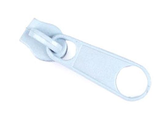 1 STÜCK - REIßVERSCHLuSS  ZiPPER - Hellblau - 3mm