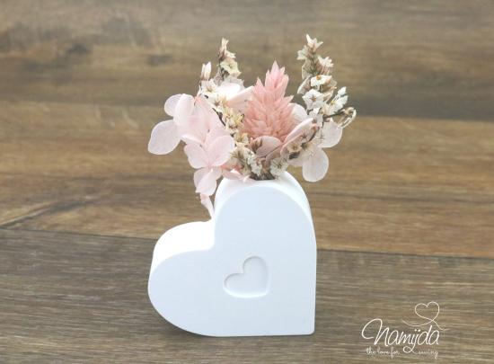1 STÜCK ♥ GIESSFORM SILIKON KLEINE BLUMENVASE HERZ ♥
