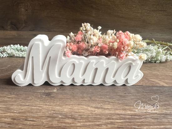 1 Stück ♥ GIESSFORM SILIKON MAMA MIT BLUMENKASTEN ♥