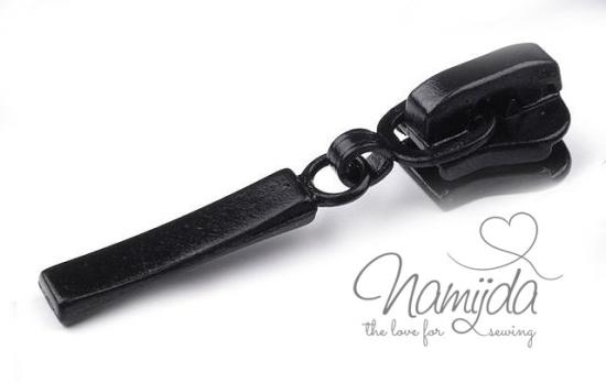 1 STÜCK - REIßVERSCHLuSS  ZiPPER - SCHwARZ - 5mm