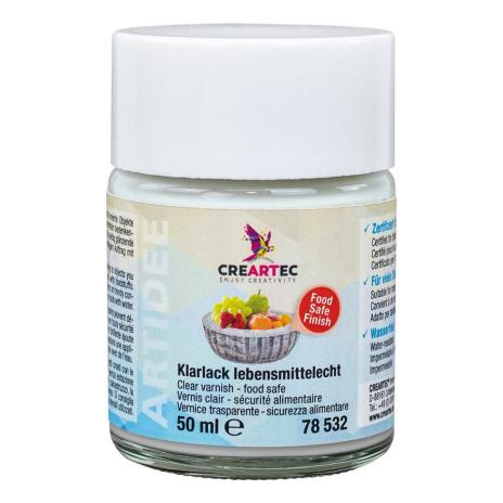 1 STÜCK - KLARLACK - LEBENSMITTELECHT 50ML