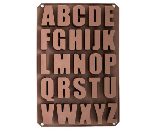 1 Stück ♥ GIESSFORM SILIKON XL ALPHABET 22x33cm ♥