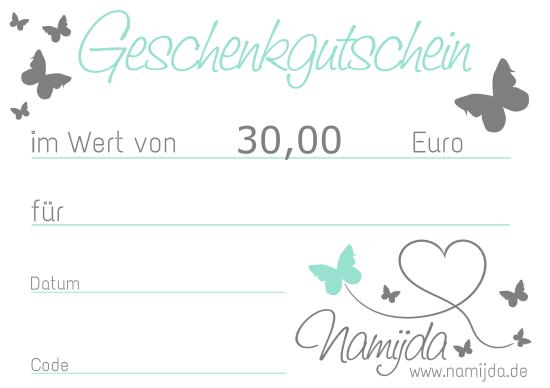 Gutschein im Wert von 30,00€