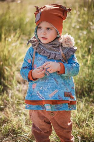 0,5 MTR. ♥ BIO  SoMMER BAUMWOLL Sweat RoST/FRENCH TERRY ♥