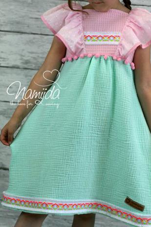 ♥1 Mtr. IBiZA Fransenband MiNT- 4,5cm ♥