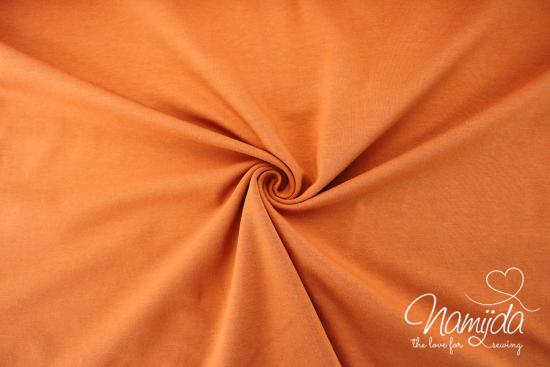 0,5 MTR. ♥  UNI BIO BAUMWOLLJERSEY RoST ♥