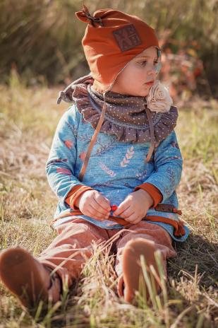 0,5 MTR. ♥ BIO  SoMMER BAUMWOLL Sweat RoST/FRENCH TERRY ♥