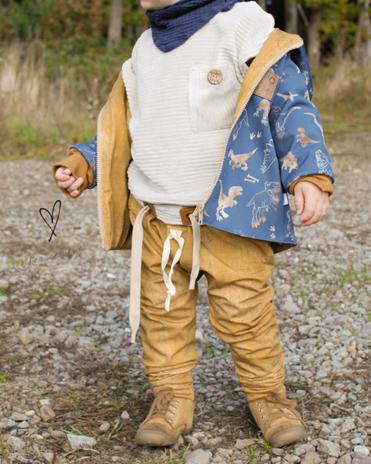 0,50 MTR. ♥ BREITCORD BAUMWOLL JERSEY - BEIGE - ELASTISCH ♥