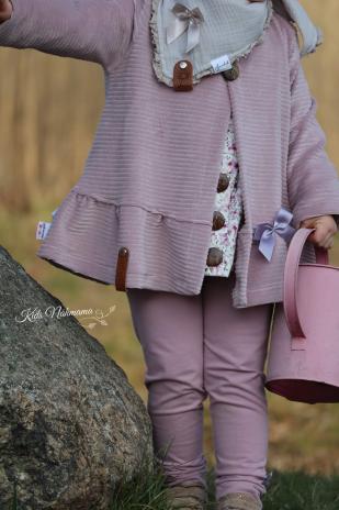 0,5 MTR. ♥  UNI BIO BAUMWOLLJERSEY MAUVE LIGHT ♥
