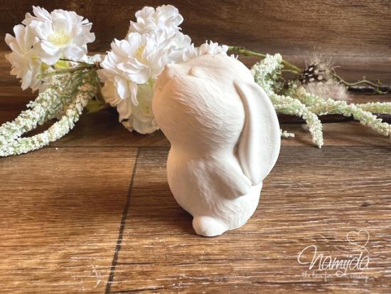 1 STÜCK ♥ GIESSFORM SILIKON HÄSCHEN FLÖCKCHEN BLUME ♥