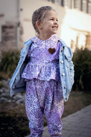 0,5 MTR.♥ WILD LEO FLOWERS MULTICOLOUR - EIGENPRODUKTION ♥