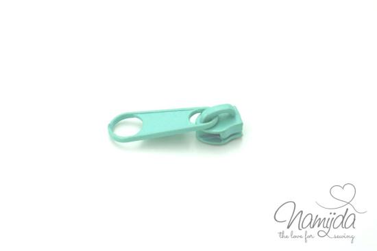 1 STÜCK - REIßVERSCHLuSS  ZiPPER - HeLL Mint - 3mm
