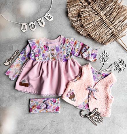 0,5 MTR. ♥ RIPPSTRICK JERSEY  SUMMER FLOWERS COLORFUL ♥