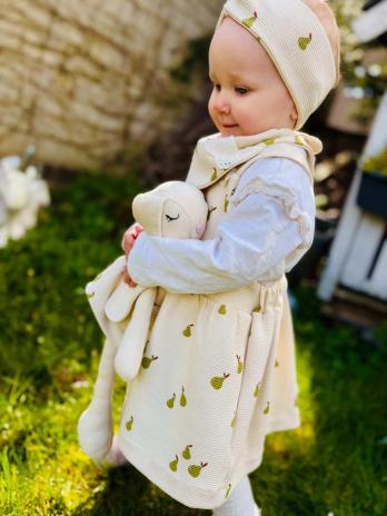 0,5 MTR. ♥ WAFFEL STRICKJERSEY - ZARTE BIRNEN ♥ SOFT PEARS ♥