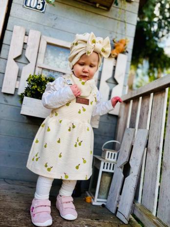 0,5 MTR. ♥ WAFFEL STRICKJERSEY - ZARTE BIRNEN ♥ SOFT PEARS ♥