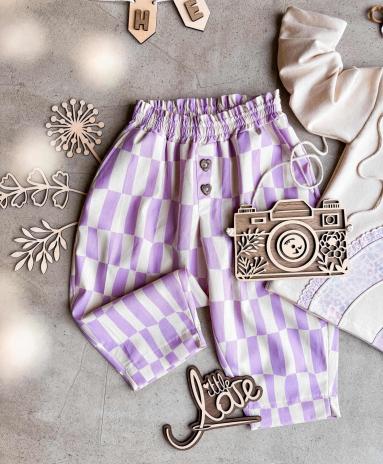 0,5 MTR. BAUMWOLL POPELINE STREIFEN FLIEDER