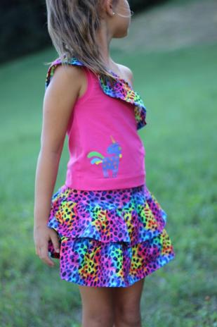 0,50 MTR. ♥ LEO DOTS RAINBOW COLOUR JERSEY ♥