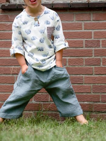 0,5 MTR. ♥ 100% LEINEN DuSTY MINT DuNKEL MELIERT ♥