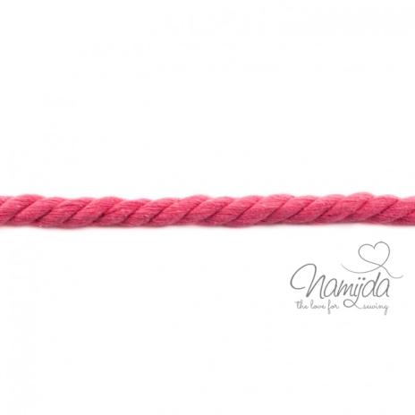 1 MTR. ♥ XXL Gedrehte Hoodie Kordel PINK meliert - 12mm ♥