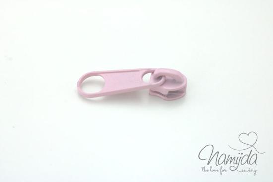 1 STÜCK - REIßVERSCHLuSS  ZiPPER - ALTROSA - 3mm