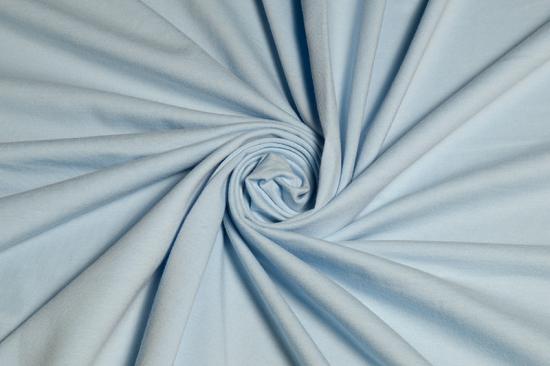 0,5 MTR. ♥  UNI BIO BAUMWOLLJERSEY HeLLBLAU ♥