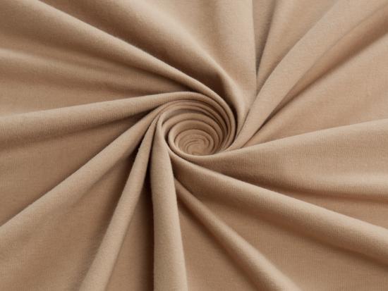 0,5 MTR. ♥  UNI BIO BAUMWOLLJERSEY TAUPE ♥