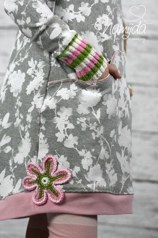 1 MTR. ♥ Paspelband Rose ♥ elastisch