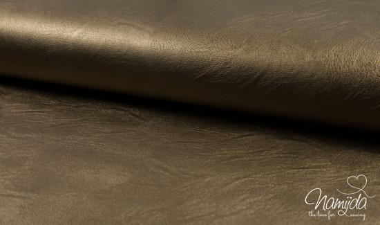 0,5 MTR. ♥ KuNSTLEDER BRONZE ♥
