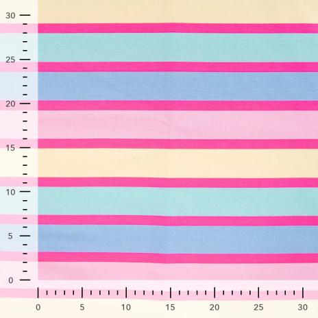 0,50 MTR. CANDY STRIPES FRENCH TERRY