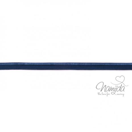1 MTR. ♥ Paspelband Dunkelblau ♥ elastisch