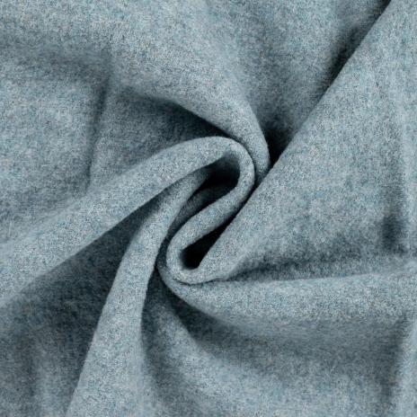 0,50 MTR. WeiCHER WoLLWALK -  DuSTY MINT MELANGE - 100% WoLLE  (mulesingfrei)