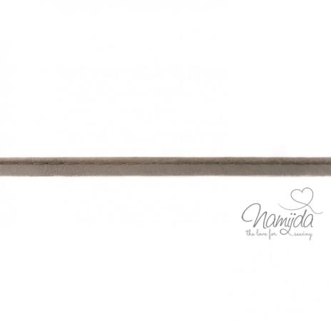 1 MTR. ♥ Kunstleder Paspelband Grau ♥