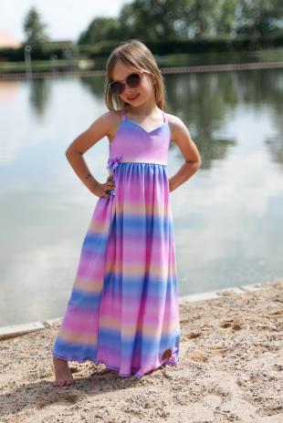 0,5 MTR. ♥ RAINBOW JERSEY - MULTICOLOR (KOMBI ZUCKERWATTE EP) ♥