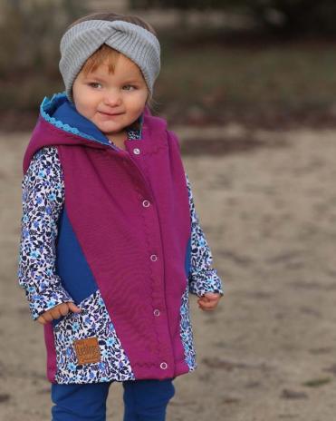 0,5 MTR. HEAYY SWEAT KUSCHLIGER WINTER SWEAT PURPLE